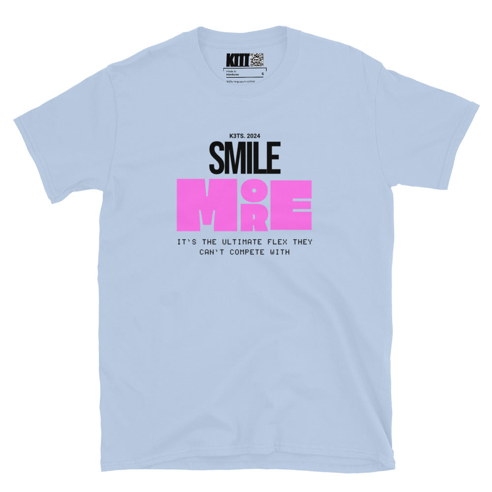 Smile More - The Ultimate Flex Short-Sleeve Unisex T-Shirt