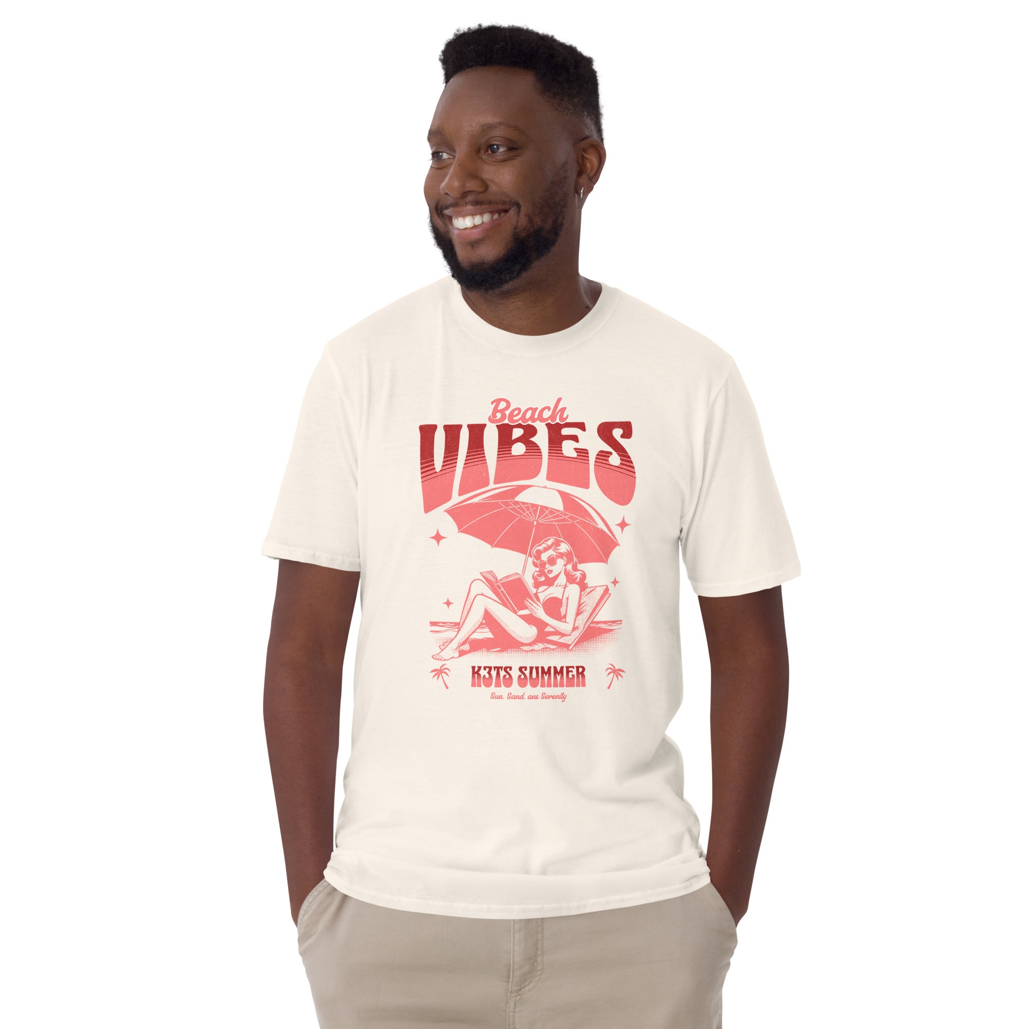 Beach Vibes - Sun, Sand, and Serenity Short-Sleeve Unisex T-Shirt