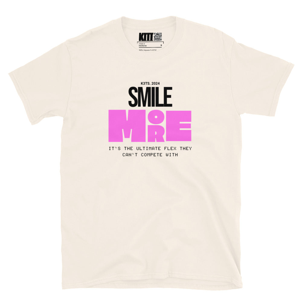 Smile More - The Ultimate Flex Short-Sleeve Unisex T-Shirt