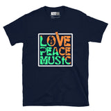 Love Peace Music - Guitar Vibes Short-Sleeve Unisex T-Shirt