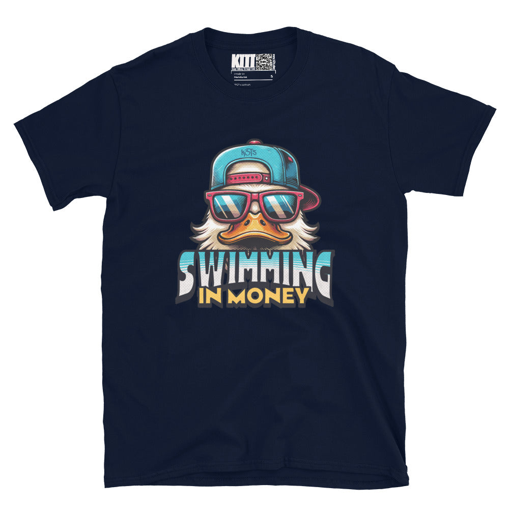 Swimming in Money - Duck Life Short-Sleeve Unisex T-Shirt