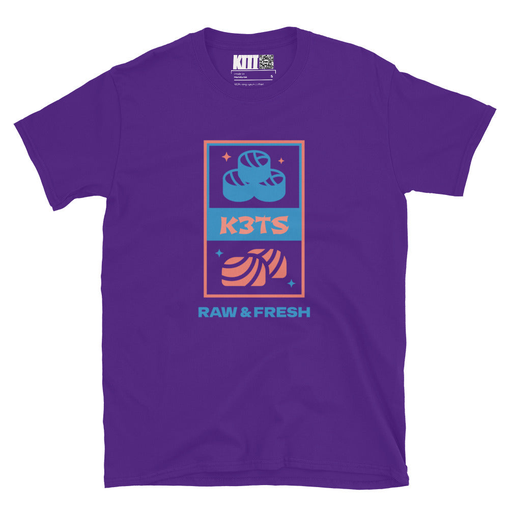 K3T’s Raw and Fresh Sushi Short-Sleeve Unisex T-Shirt