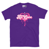 All Love - Painted Heart - Short-Sleeve Unisex T-Shirt