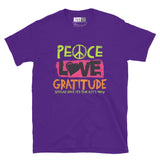 Peace Love Gratitude - Spread Love Short-Sleeve Unisex T-Shirt