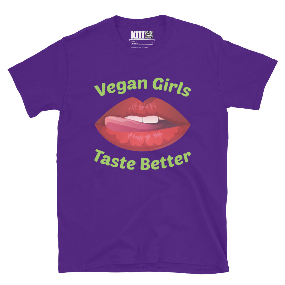 Vegan Girls Taste Better - Flavor of Life Short-Sleeve Unisex T-Shirt