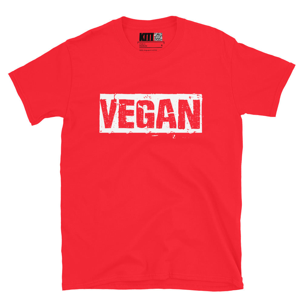 Vegan - Plant-Powered Rebel Short-Sleeve Unisex T-Shirt