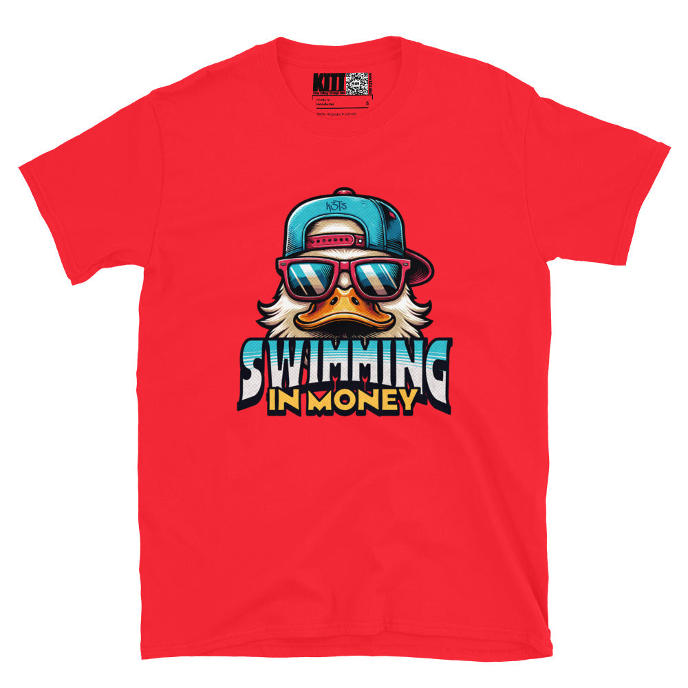 Swimming in Money - Duck Life Short-Sleeve Unisex T-Shirt