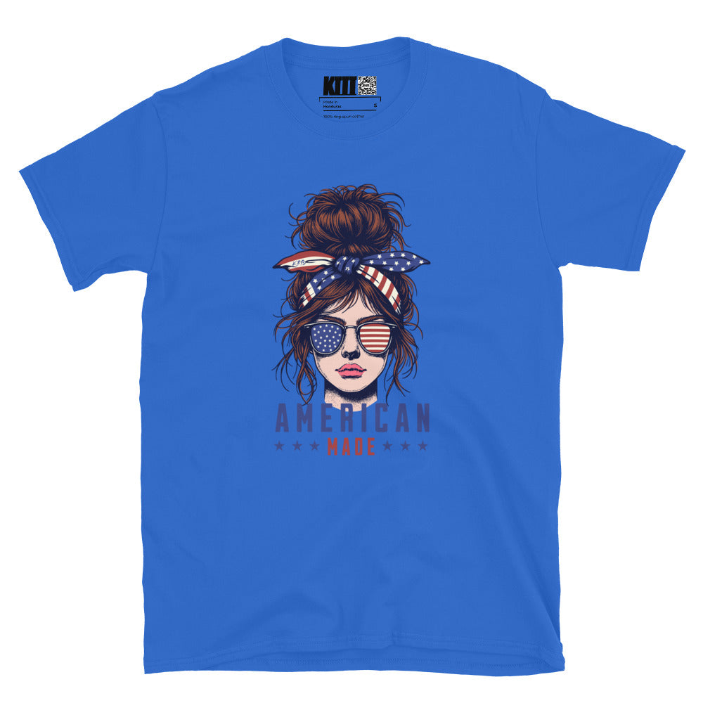 American Made Girl Short-Sleeve Unisex T-Shirt