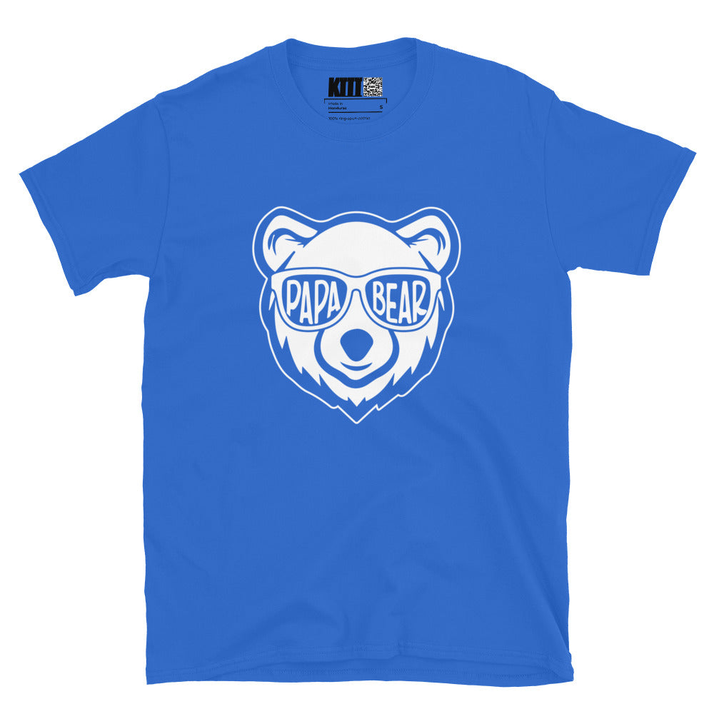 Papa Bear - Cool Shades Short-Sleeve Unisex T-Shirt