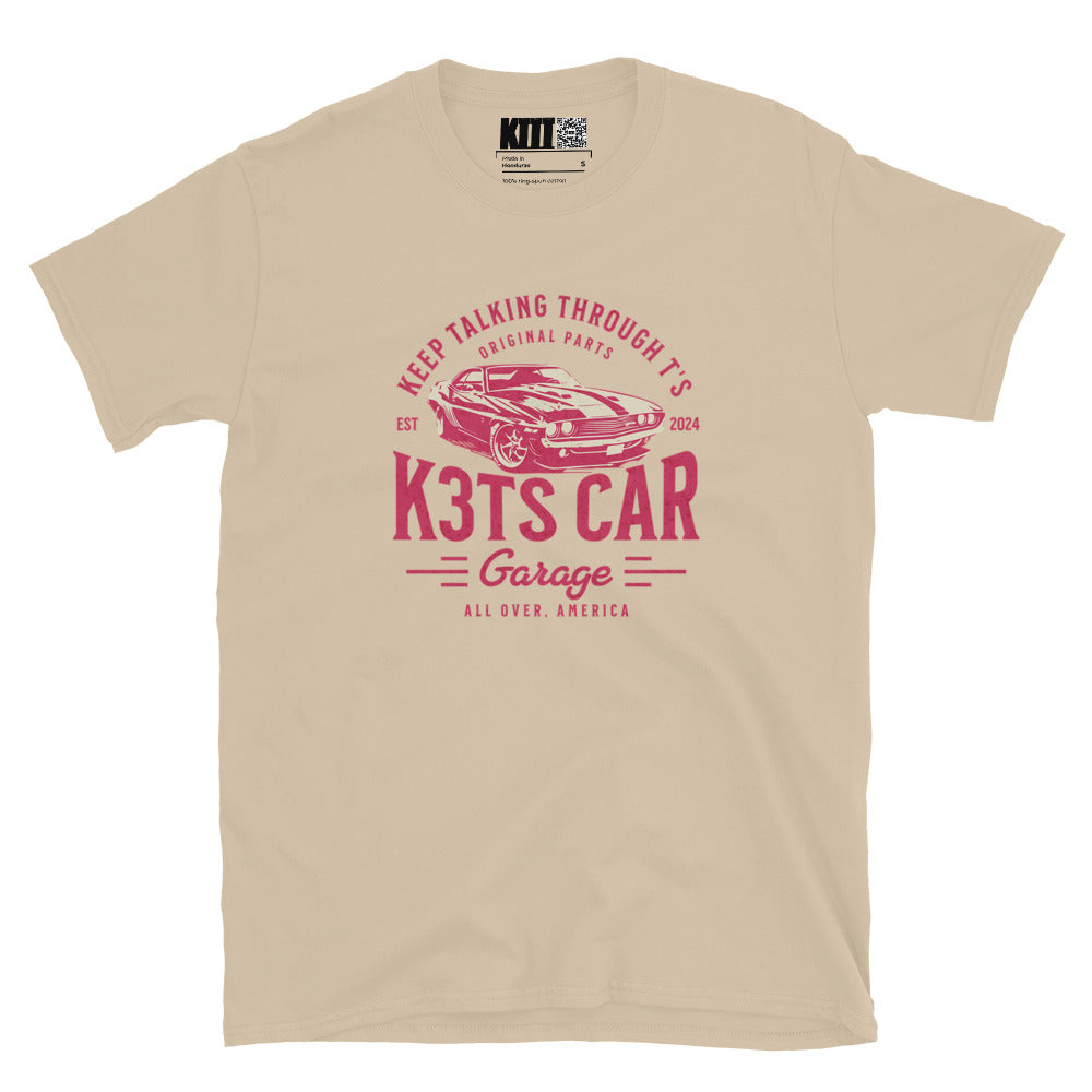 K3T’s Car Garage - Classic Car Short-Sleeve Unisex T-Shirt