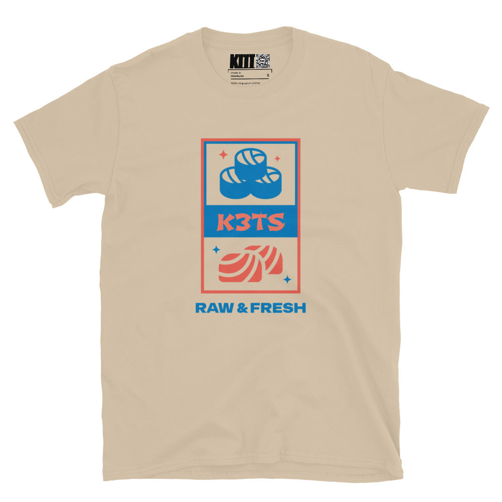 K3T’s Raw and Fresh Sushi Short-Sleeve Unisex T-Shirt