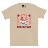 Life Is Good - K3T’s Sunny Beach Short-Sleeve Unisex T-Shirt