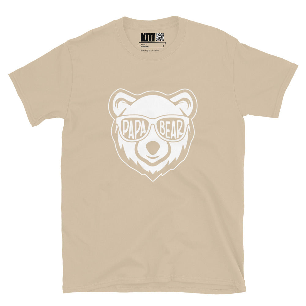 Papa Bear - Cool Shades Short-Sleeve Unisex T-Shirt