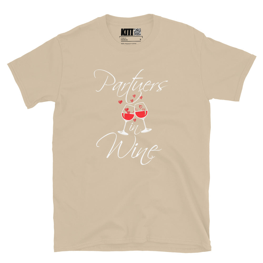 Partners in Wine - Sip Happens Short-Sleeve Unisex T-Shirt