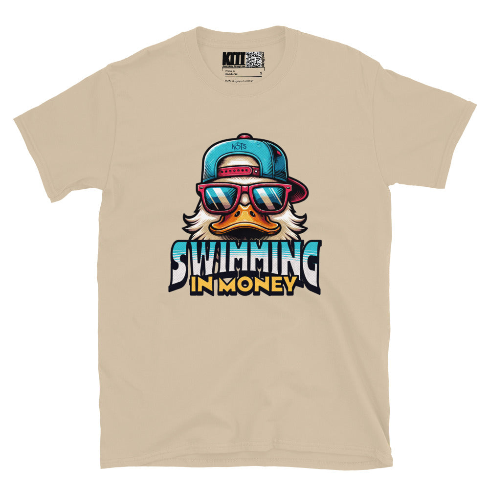 Swimming in Money - Duck Life Short-Sleeve Unisex T-Shirt