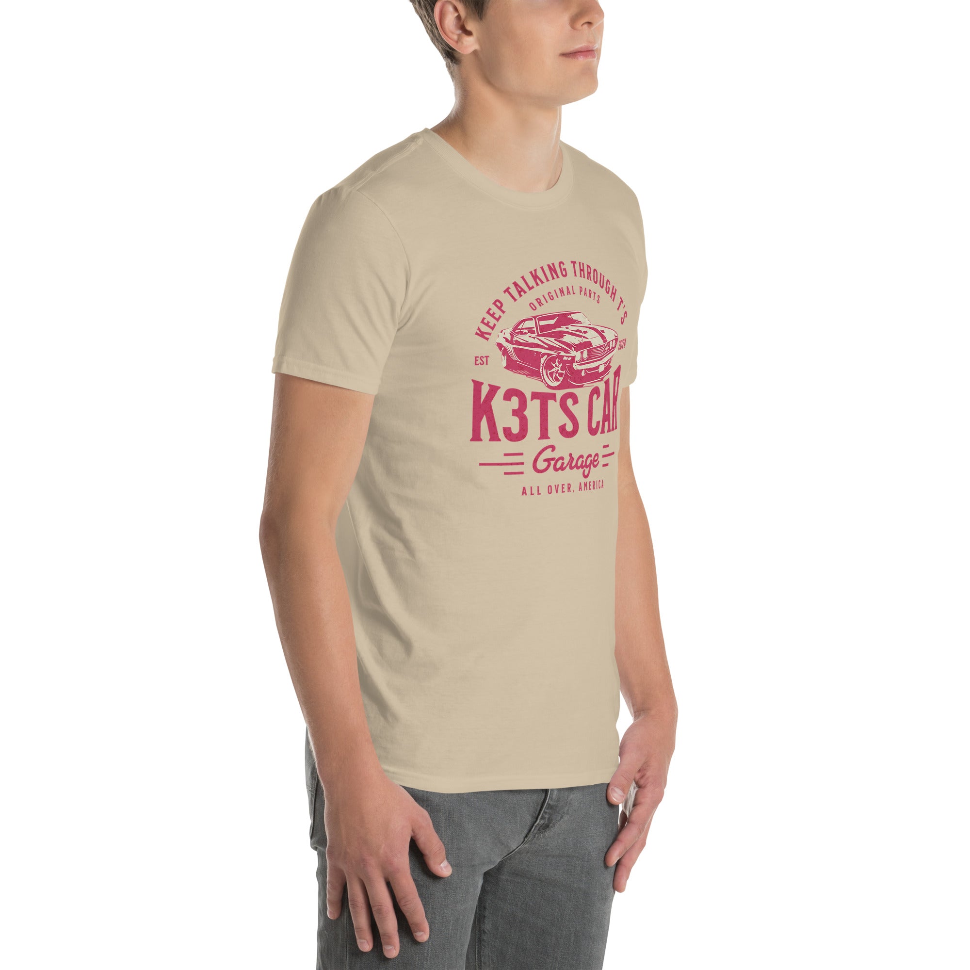 K3T’s Car Garage - Classic Car Short-Sleeve Unisex T-Shirt