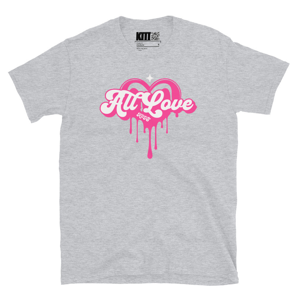 All Love - Painted Heart - Short-Sleeve Unisex T-Shirt