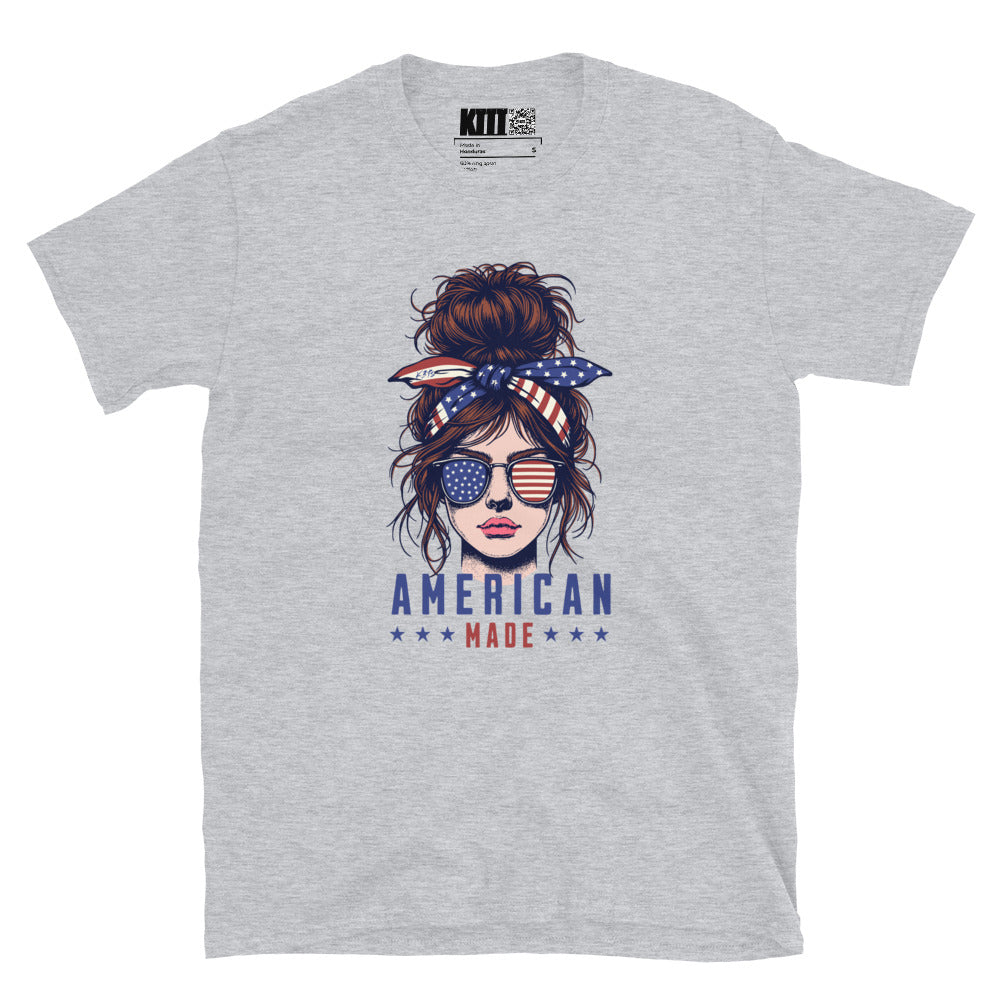 American Made Girl Short-Sleeve Unisex T-Shirt