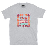 Life Is Good - K3T’s Sunny Beach Short-Sleeve Unisex T-Shirt