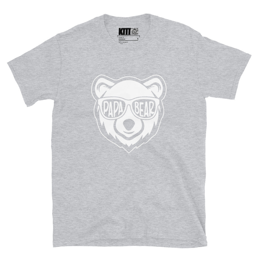 Papa Bear - Cool Shades Short-Sleeve Unisex T-Shirt