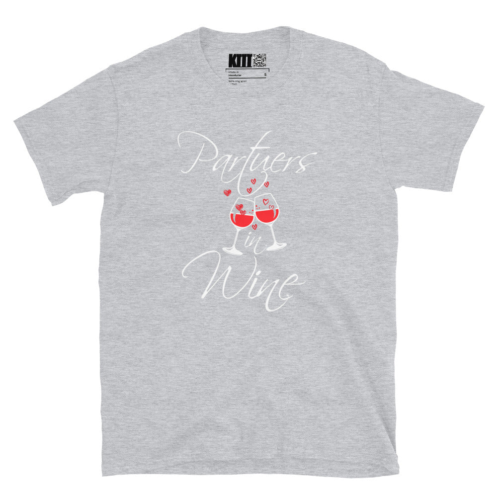 Partners in Wine - Sip Happens Short-Sleeve Unisex T-Shirt