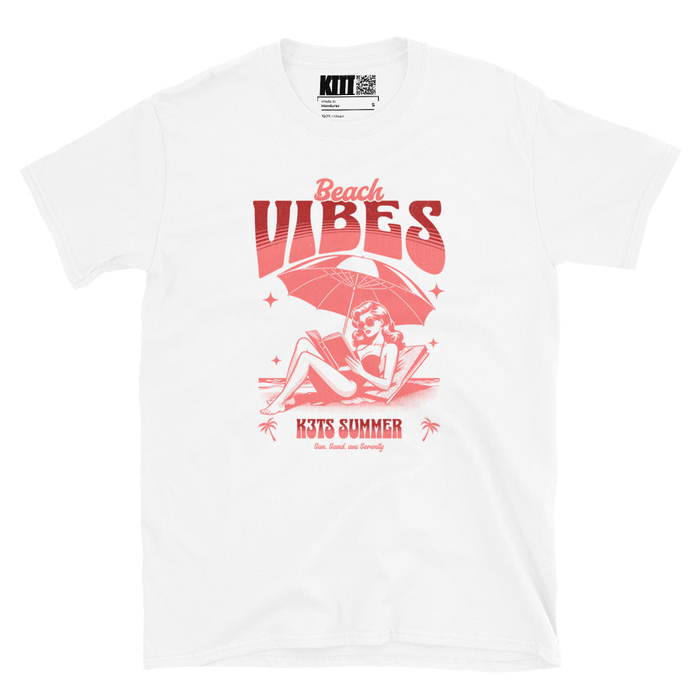 Beach Vibes - Sun, Sand, and Serenity Short-Sleeve Unisex T-Shirt