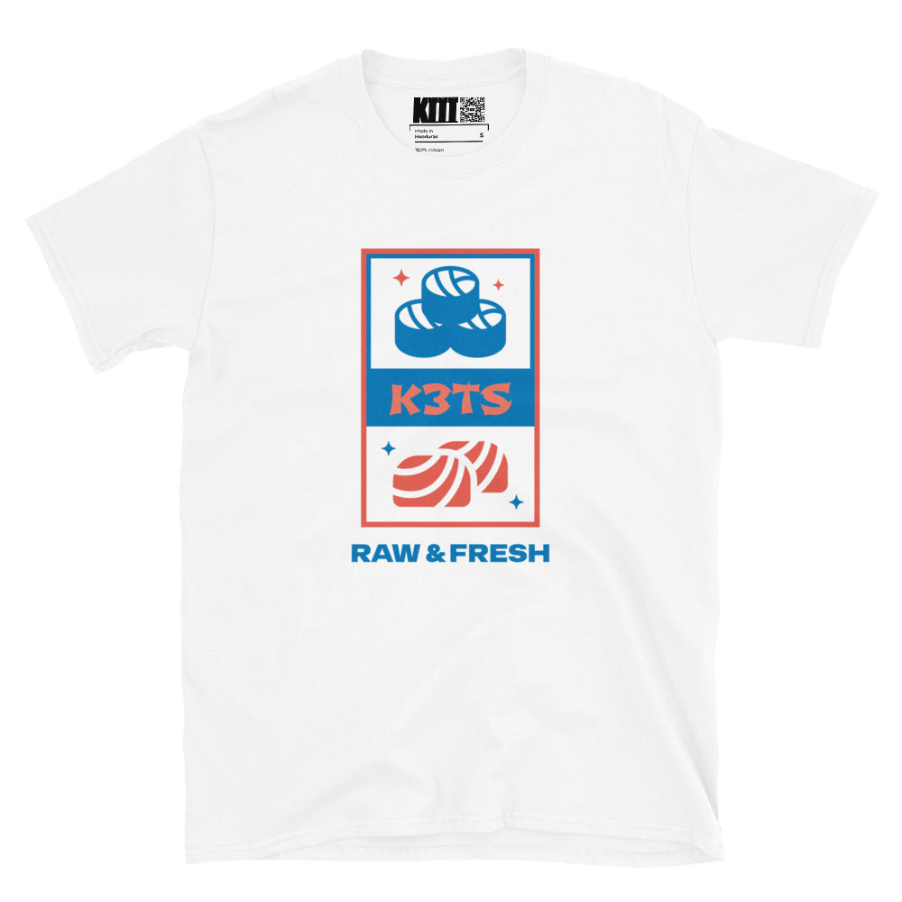 K3T’s Raw and Fresh Sushi Short-Sleeve Unisex T-Shirt