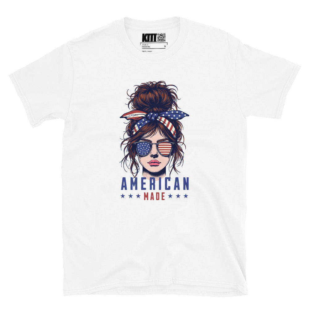 American Made Girl Short-Sleeve Unisex T-Shirt