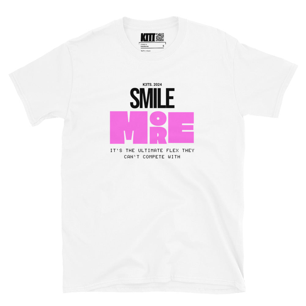 Smile More - The Ultimate Flex Short-Sleeve Unisex T-Shirt