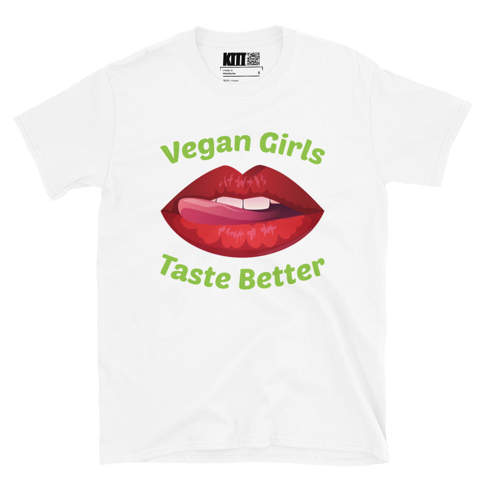 Vegan Girls Taste Better - Flavor of Life Short-Sleeve Unisex T-Shirt