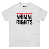 I Support Animal Rights - Paw-sitive Vibes Unisex Classic Tee