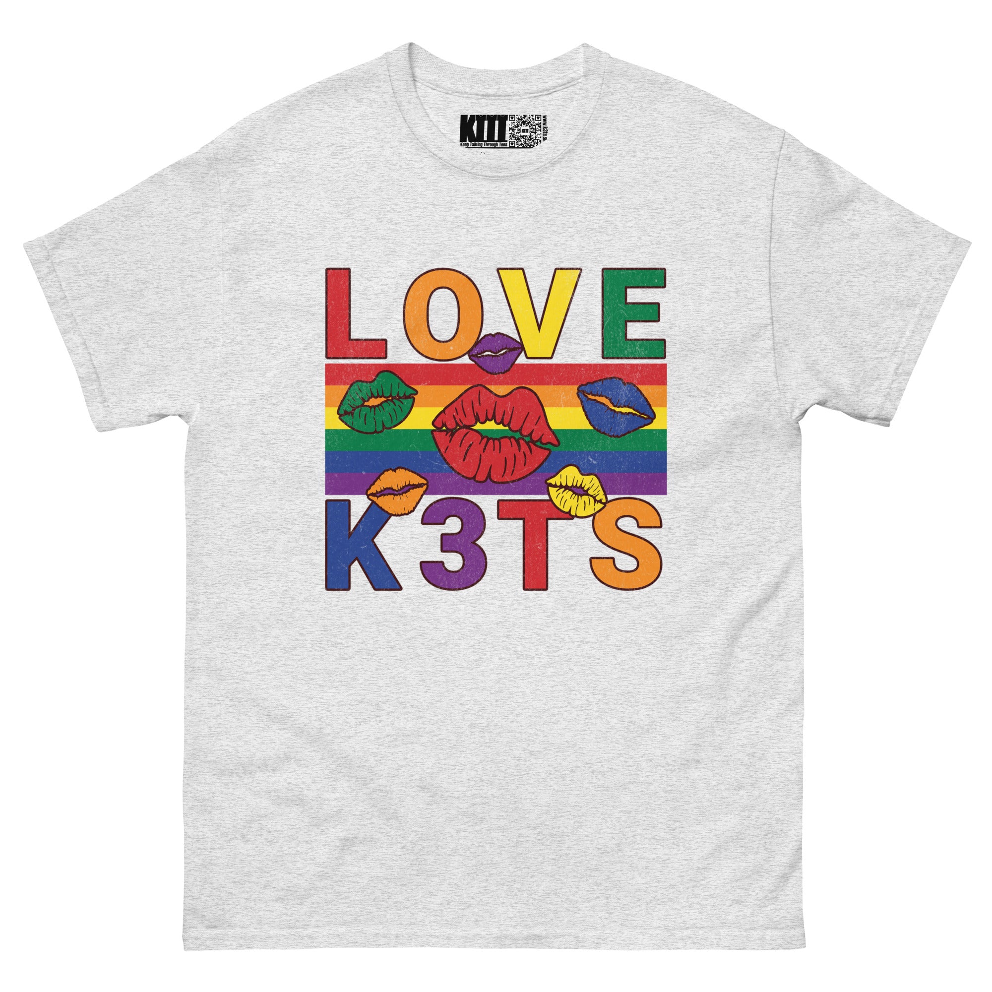 Love K3TS - Rainbow Pride Kiss Unisex Classic Tee