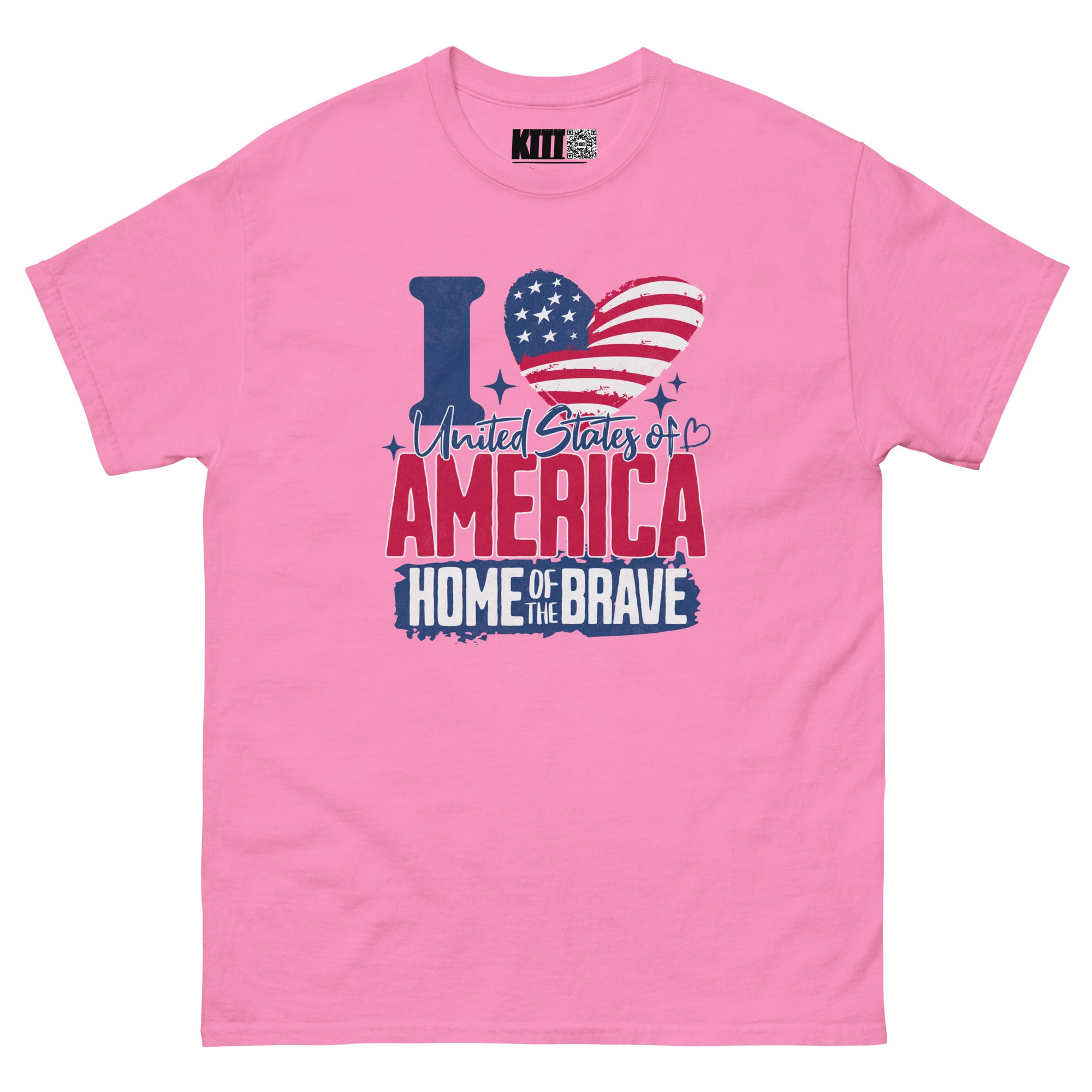 I Love America - Home of the Brave Unisex Classic Tee