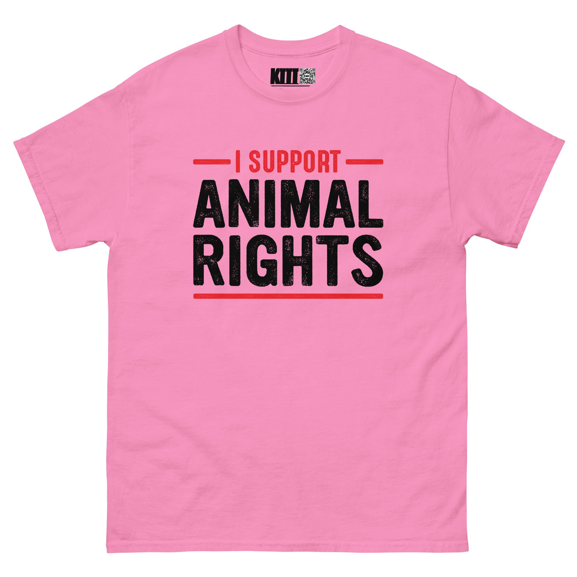 I Support Animal Rights - Paw-sitive Vibes Unisex Classic Tee