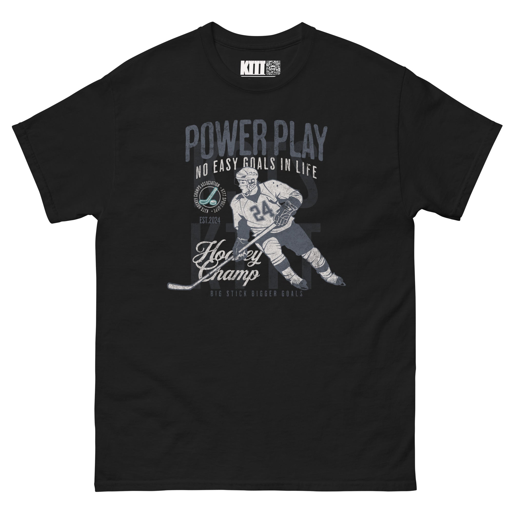 Power Play - Big Stick, Bigger Goals Unisex Classic Tee