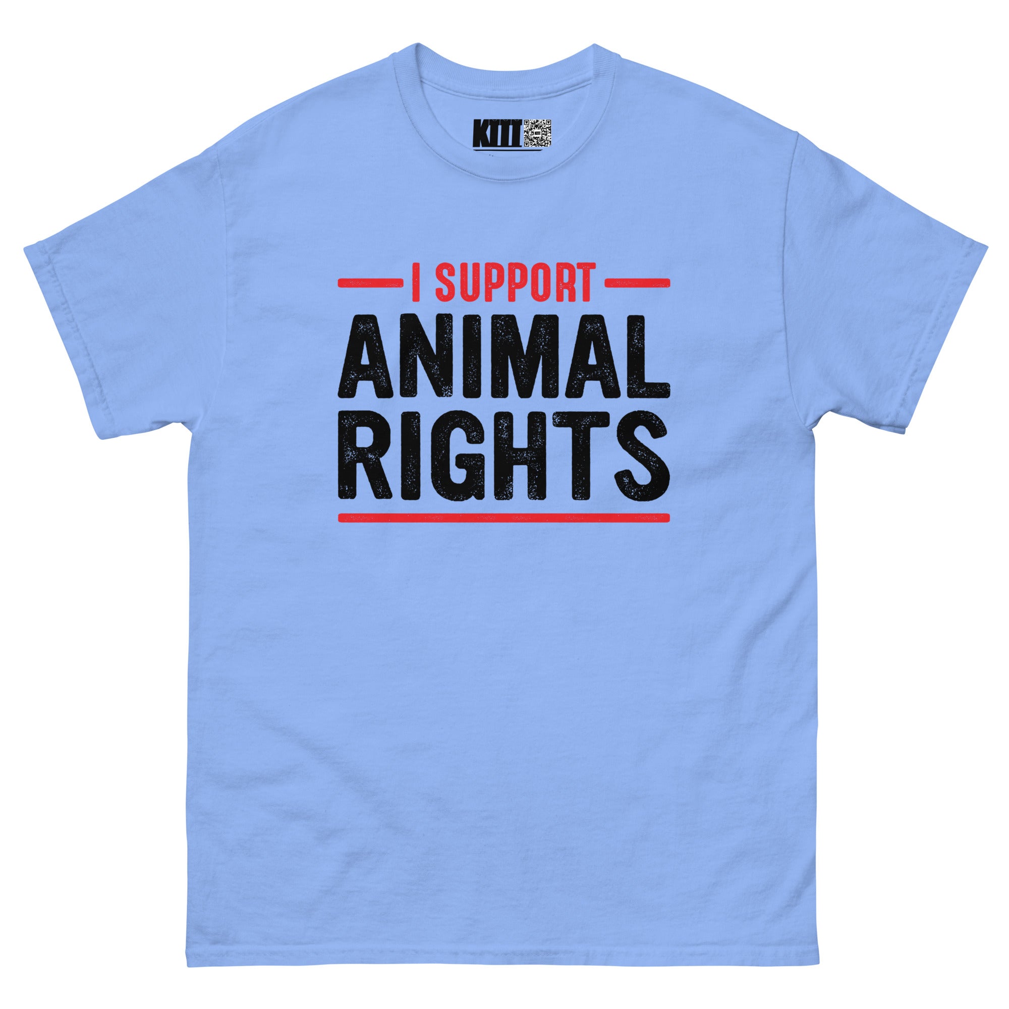 I Support Animal Rights - Paw-sitive Vibes Unisex Classic Tee