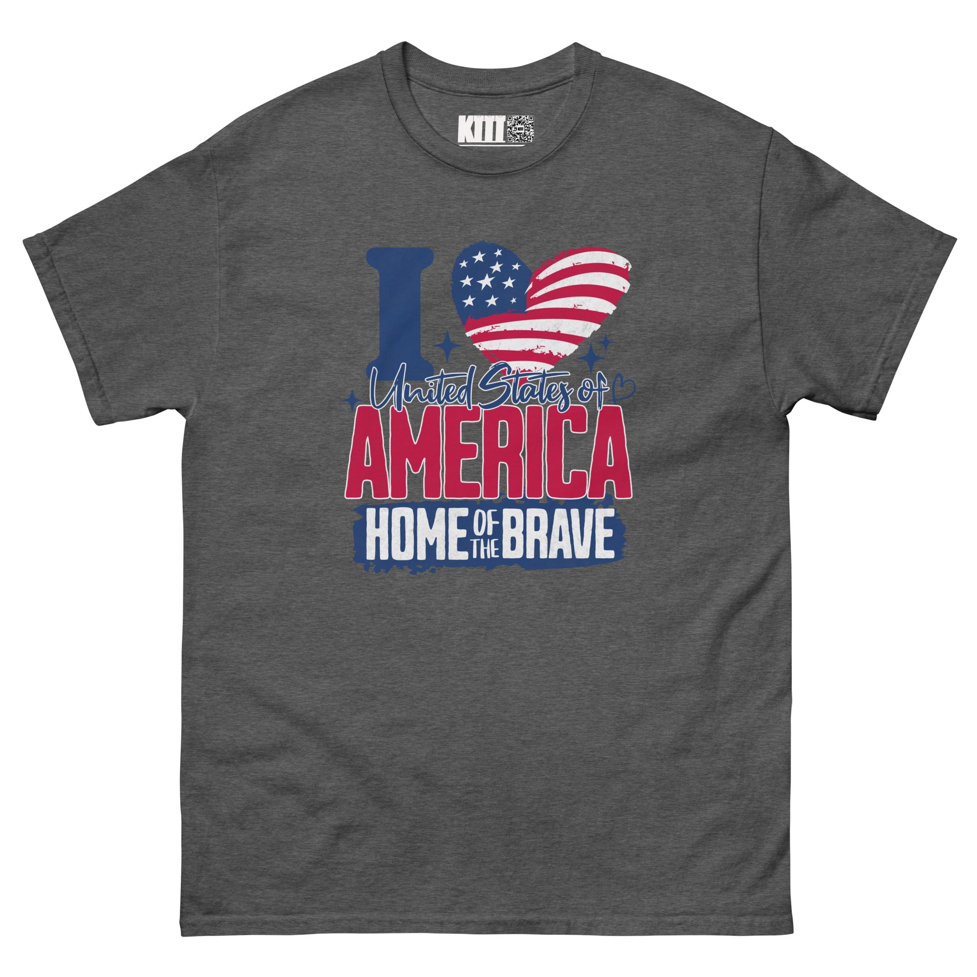 I Love America - Home of the Brave Unisex Classic Tee