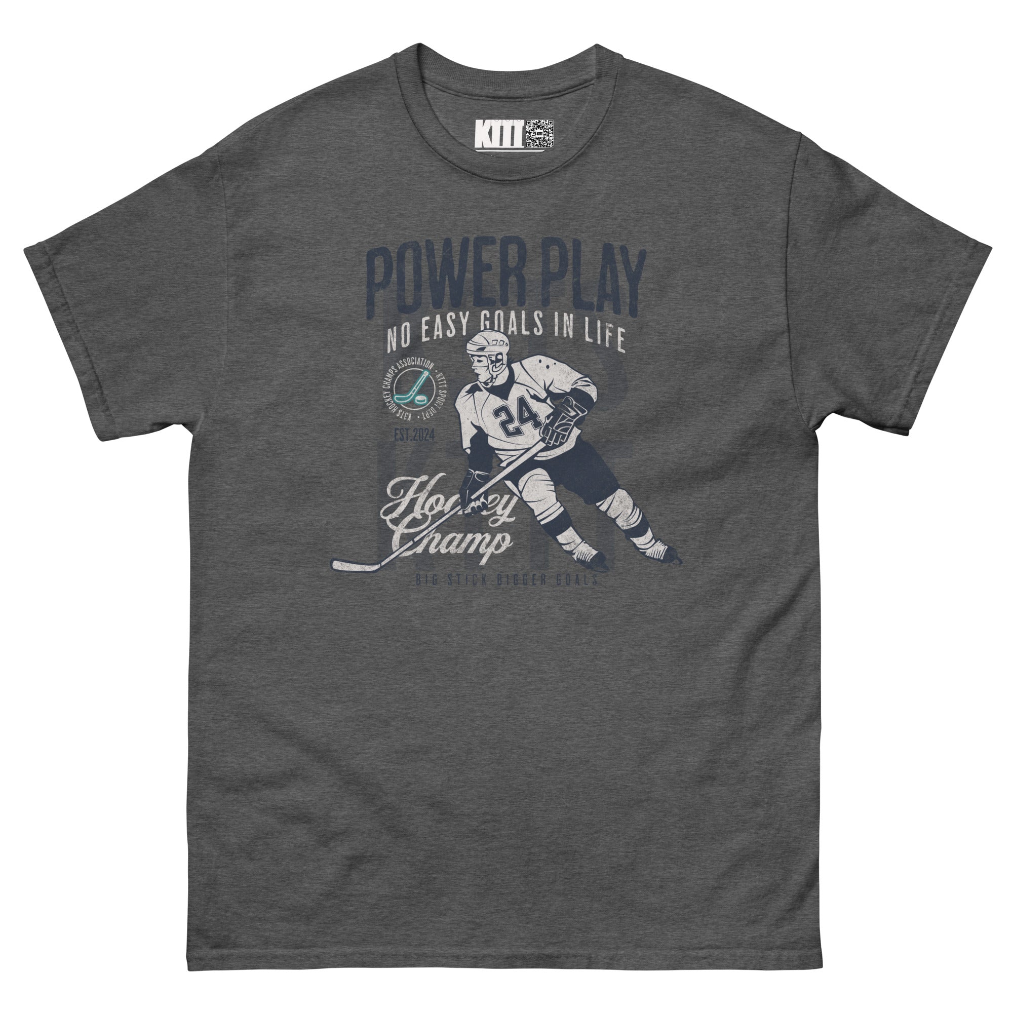 Power Play - Big Stick, Bigger Goals Unisex Classic Tee