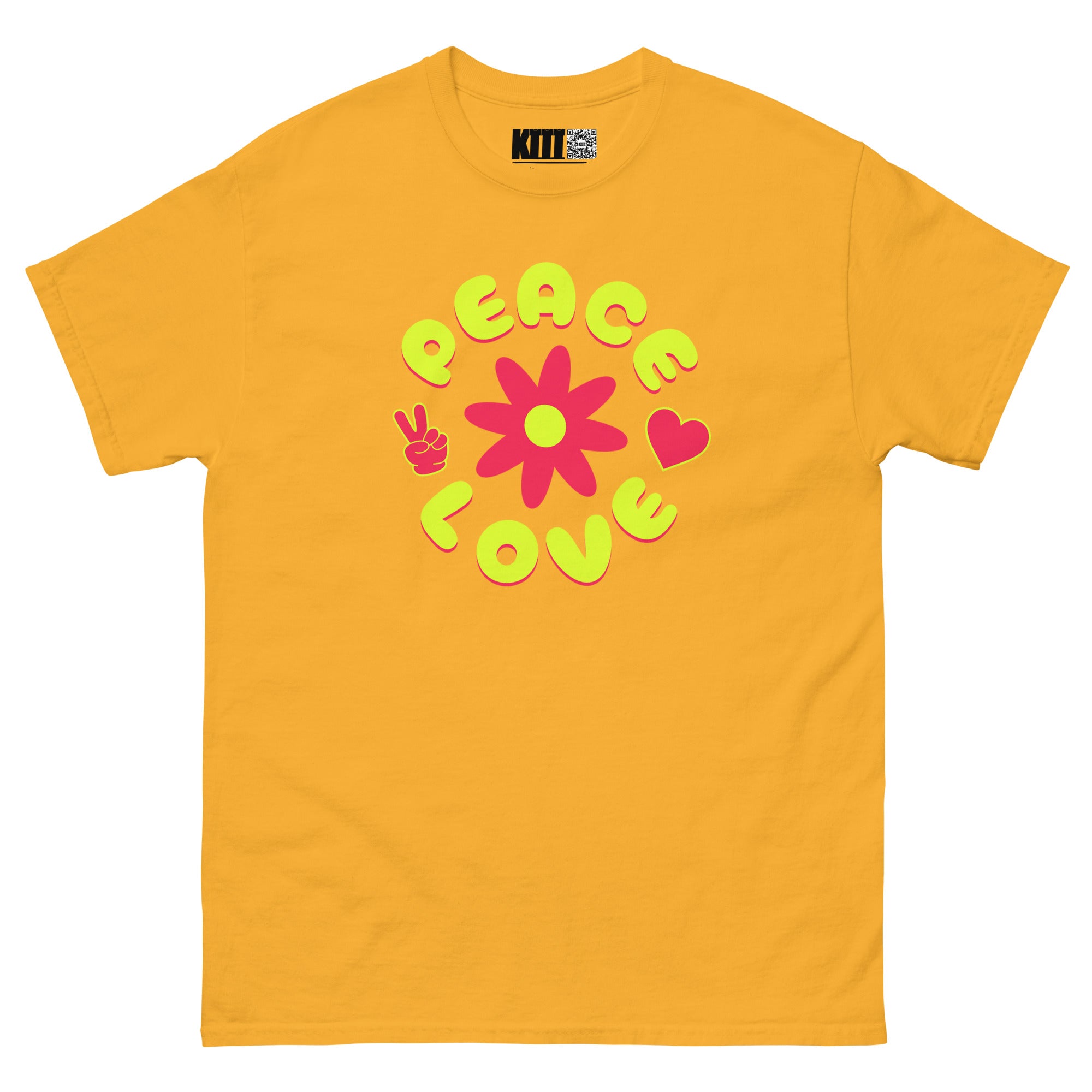 Peace & Love Sunflower Unisex Classic Tee