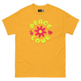 Peace & Love Sunflower Unisex Classic Tee