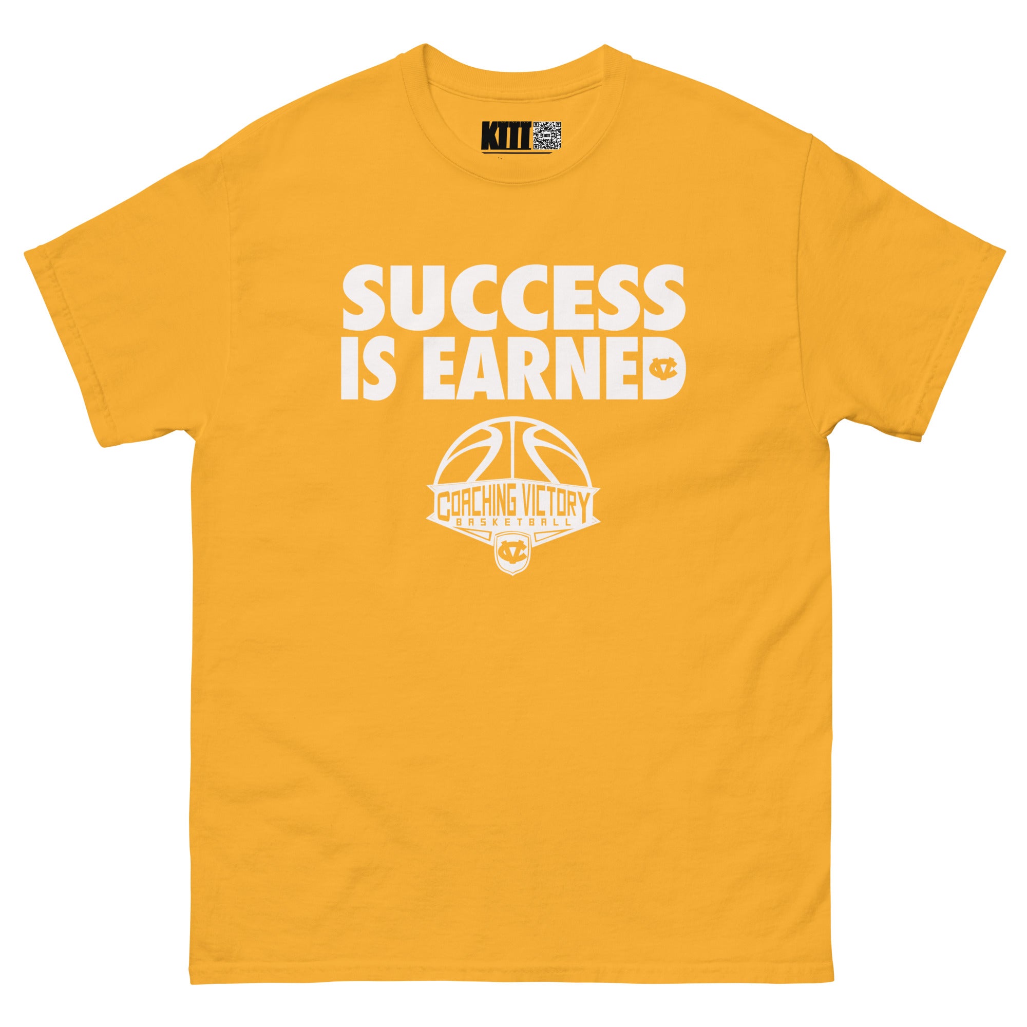 Coaching Victory Success Is Earned Unisex Classic Tee