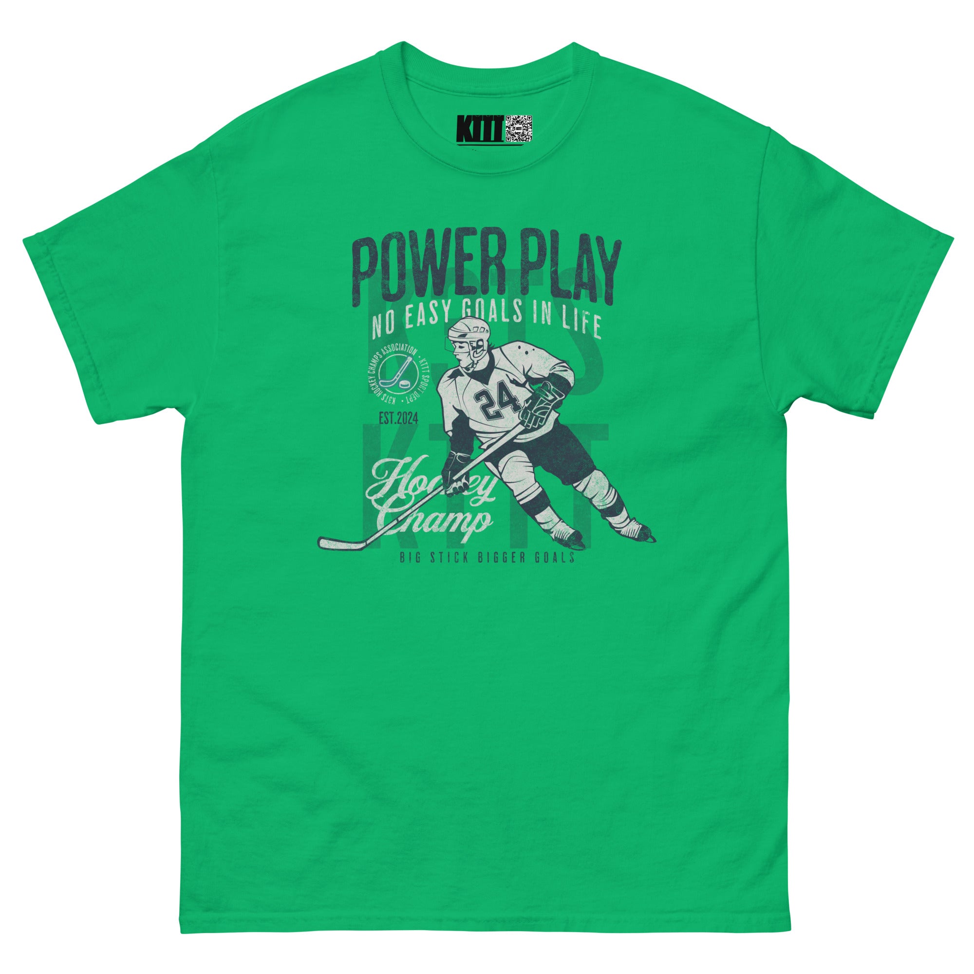 Power Play - Big Stick, Bigger Goals Unisex Classic Tee