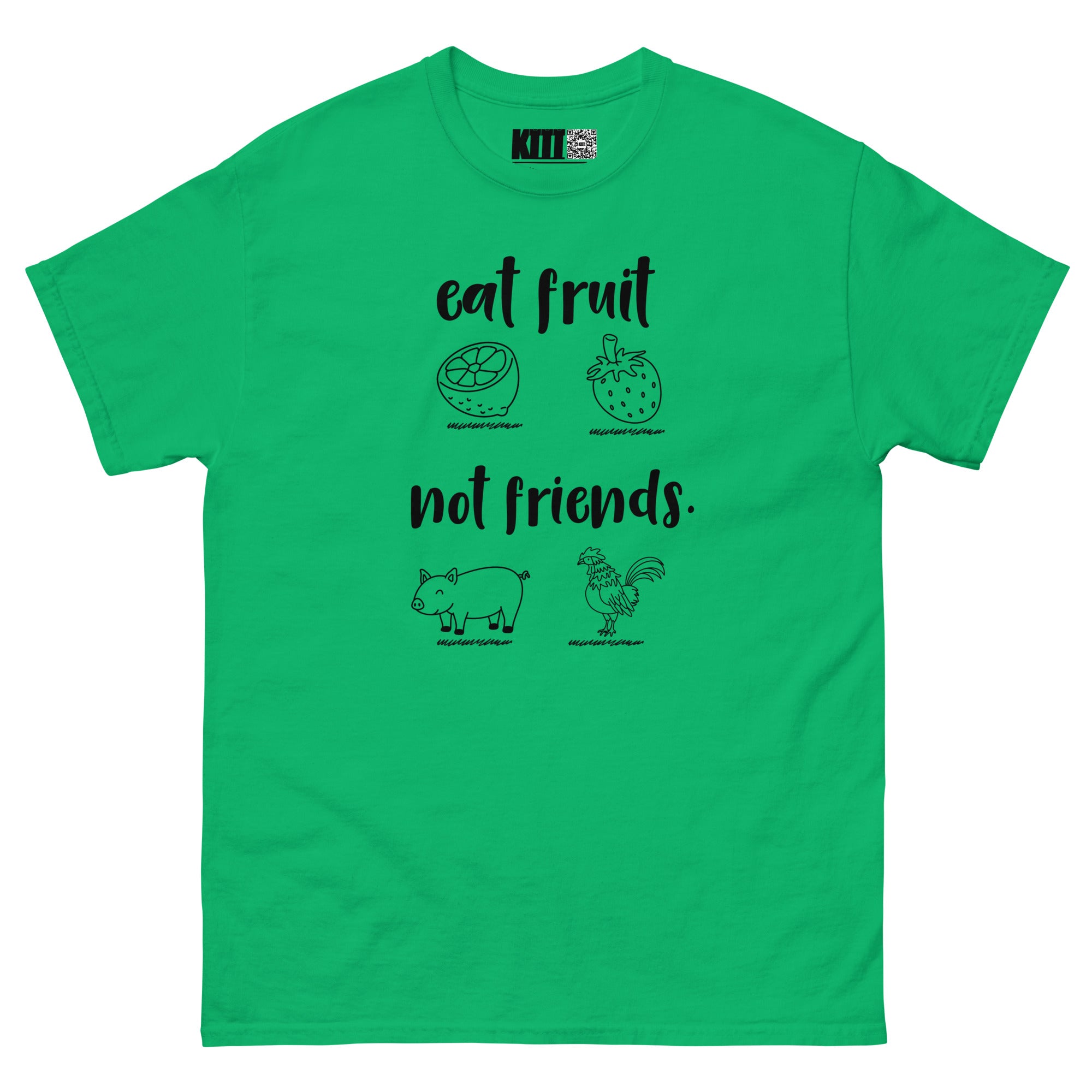 Eat Fruit, Not Friends - Plant-Powered Unisex Classic Tee