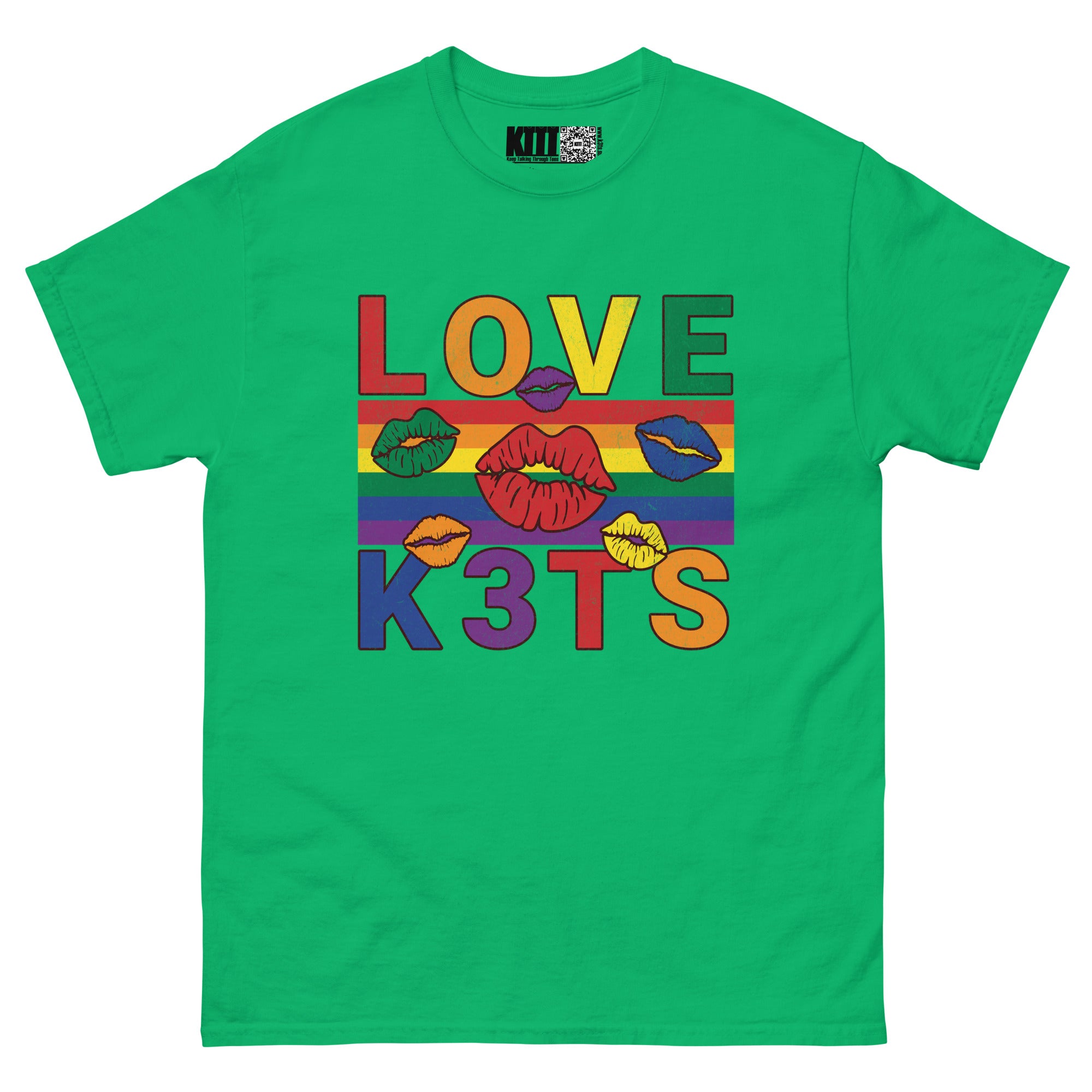 Love K3TS - Rainbow Pride Kiss Unisex Classic Tee