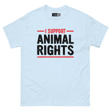 I Support Animal Rights - Paw-sitive Vibes Unisex Classic Tee