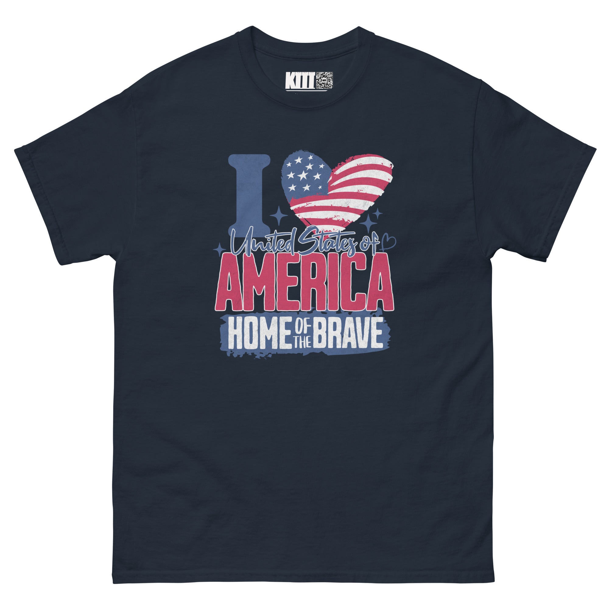 I Love America - Home of the Brave Unisex Classic Tee