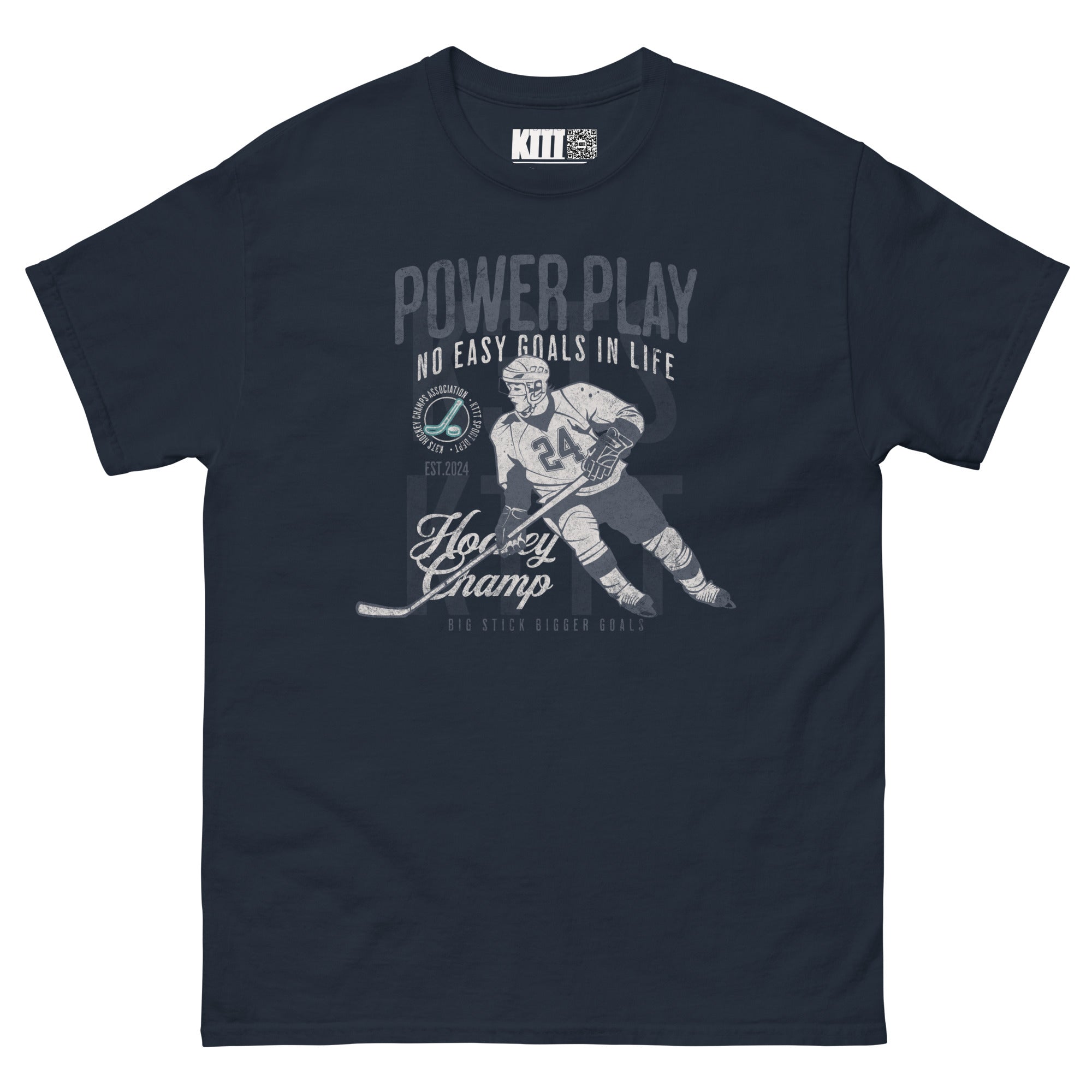 Power Play - Big Stick, Bigger Goals Unisex Classic Tee