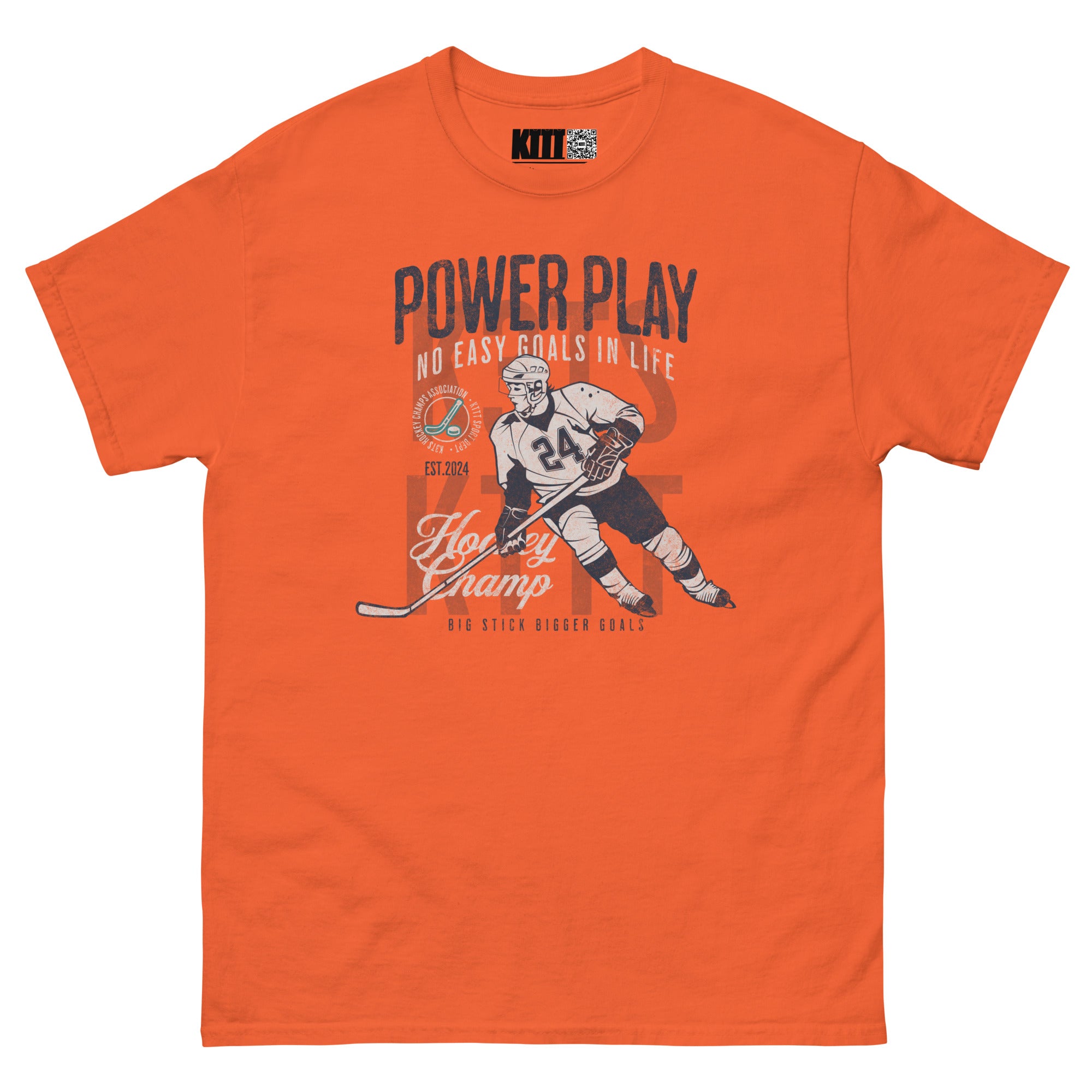 Power Play - Big Stick, Bigger Goals Unisex Classic Tee