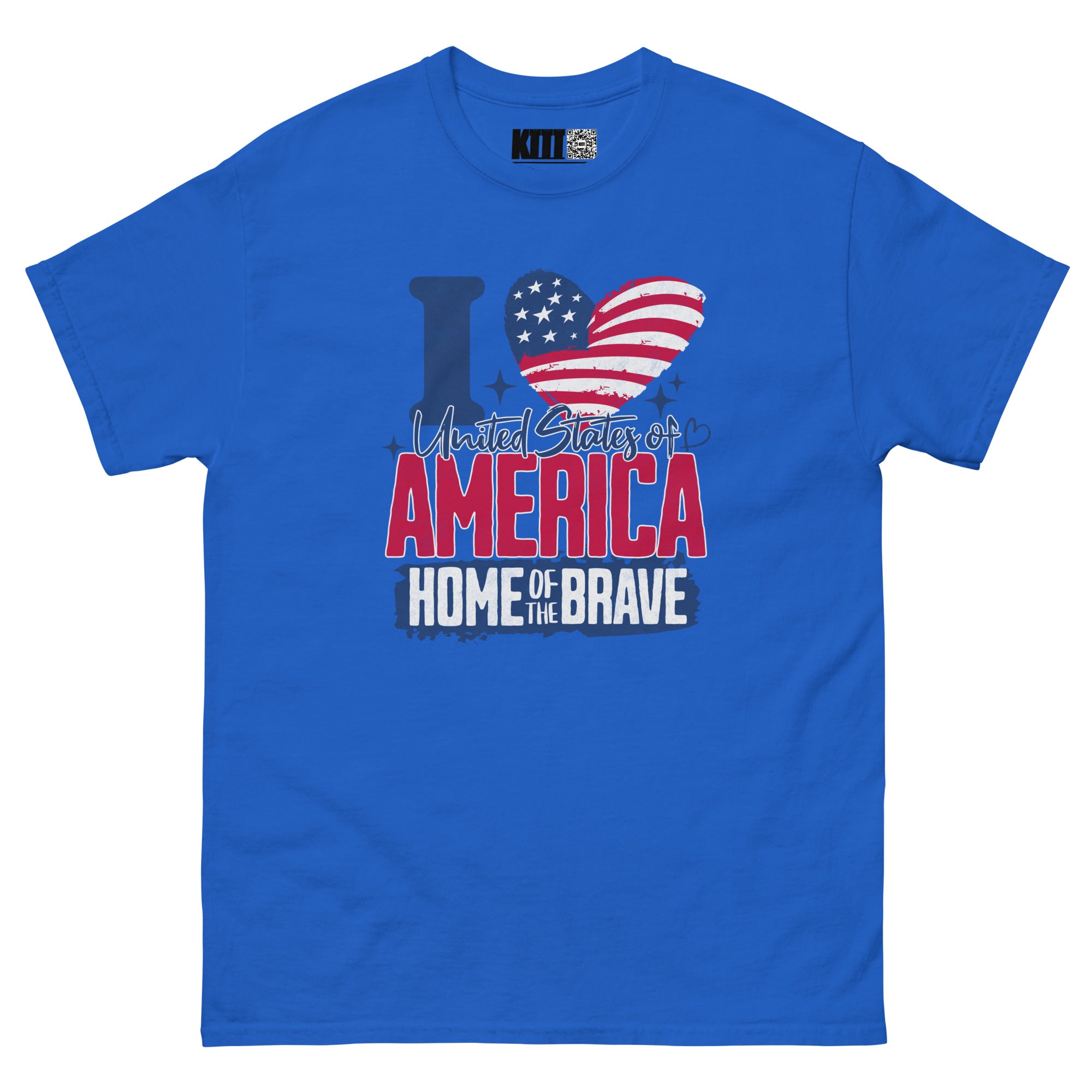 I Love America - Home of the Brave Unisex Classic Tee