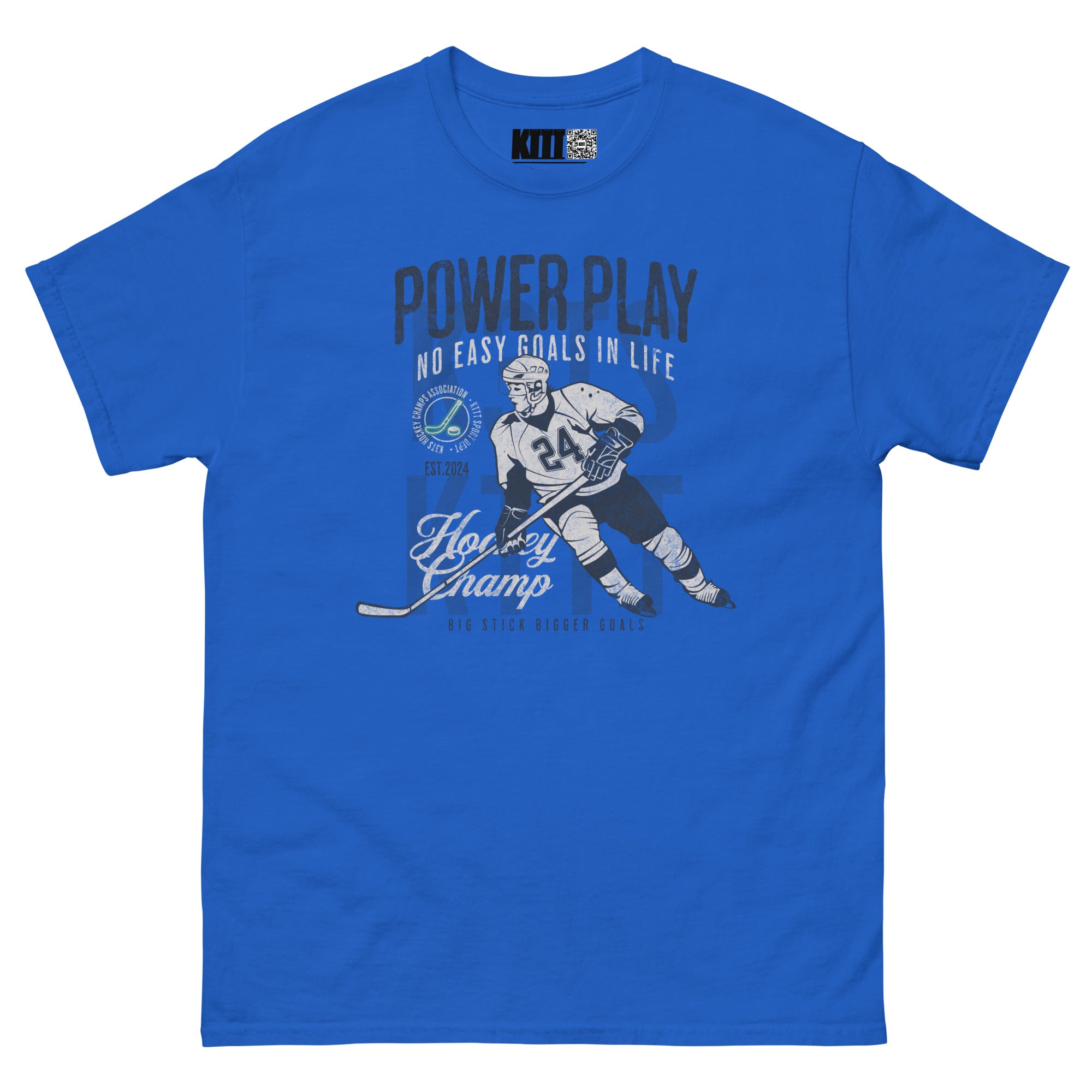 Power Play - Big Stick, Bigger Goals Unisex Classic Tee